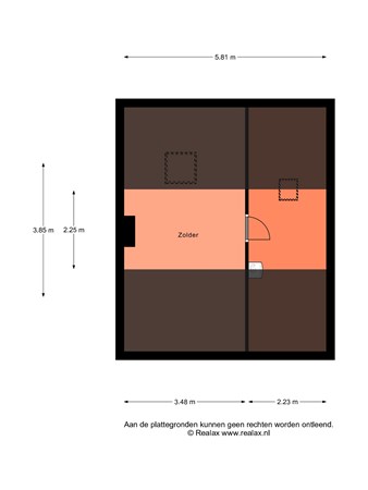 Floorplan - Koenraadstraat 36, 3752 EE Bunschoten-Spakenburg